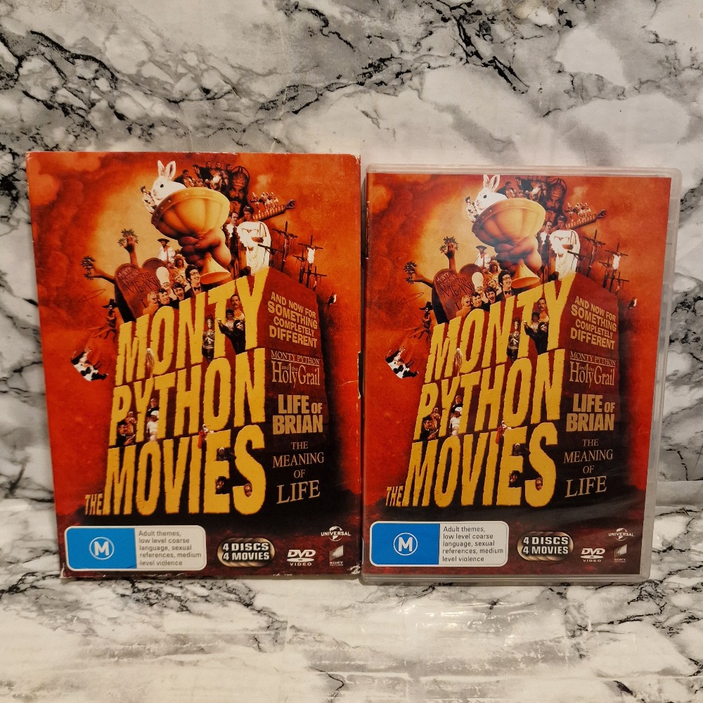 Pre-owned The Monty Python Movies Collection - 4 Disc Movie Box Set ...